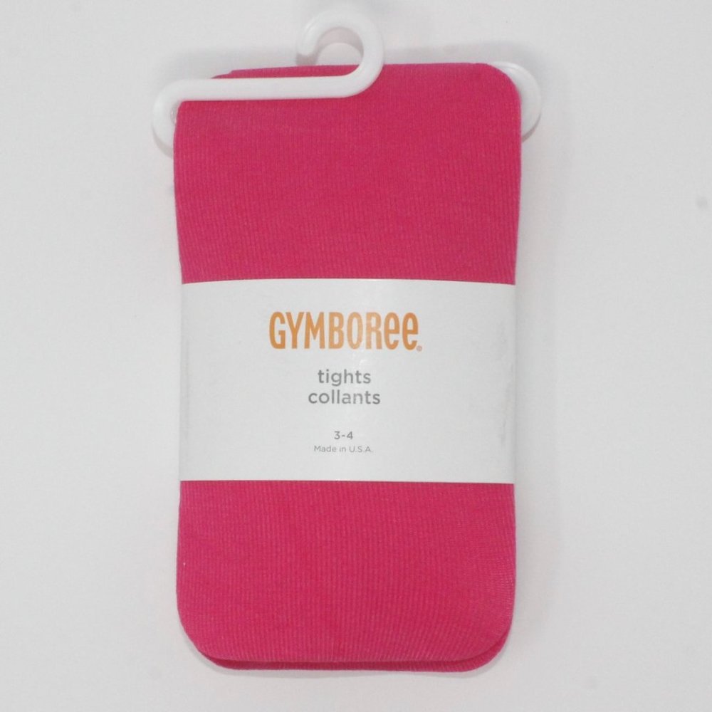 NWT Gymboree size 3-4 10-12 Tights bright pink Cheery All the Way 3T 4T